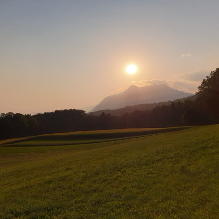 Abendstimmung Sicht auf Balmfluh